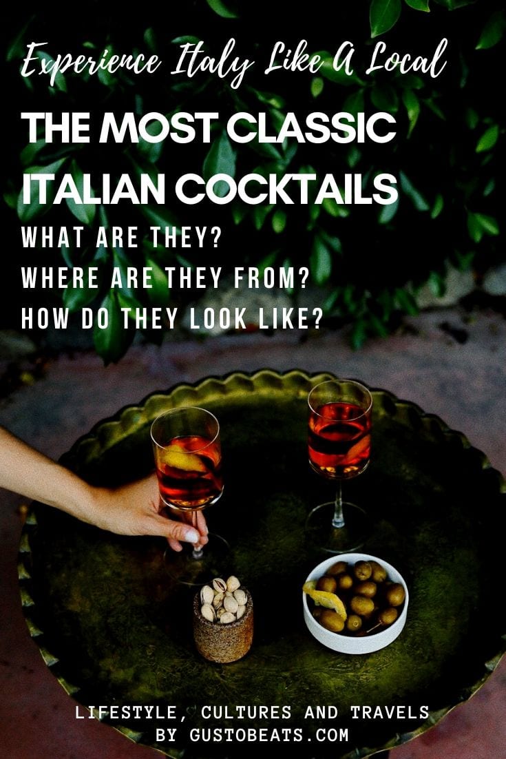 Gustobeats The Classic Italian Cocktails And Their Cities Pinterest Pin Image2 